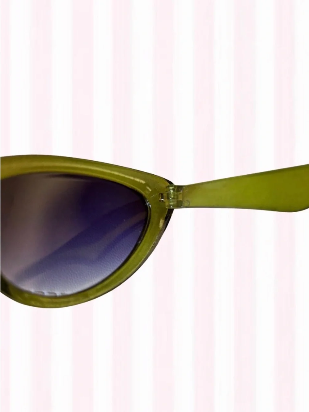 Olive Green Cat-Eye Sunglasses - Women Accessories